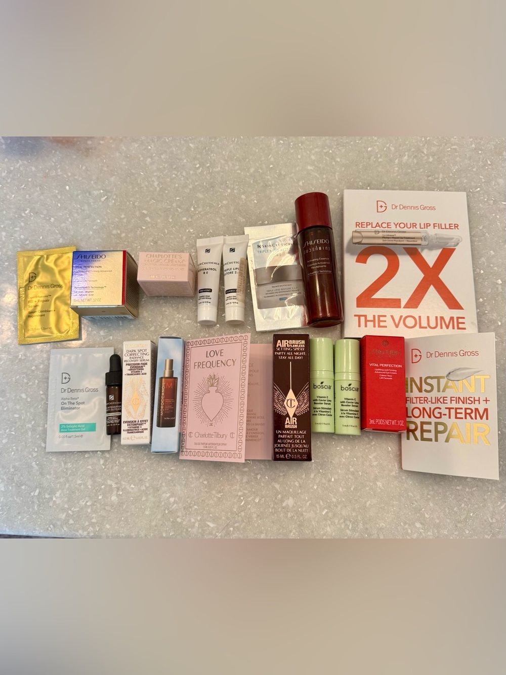 New luxury 18-piece skincare sample